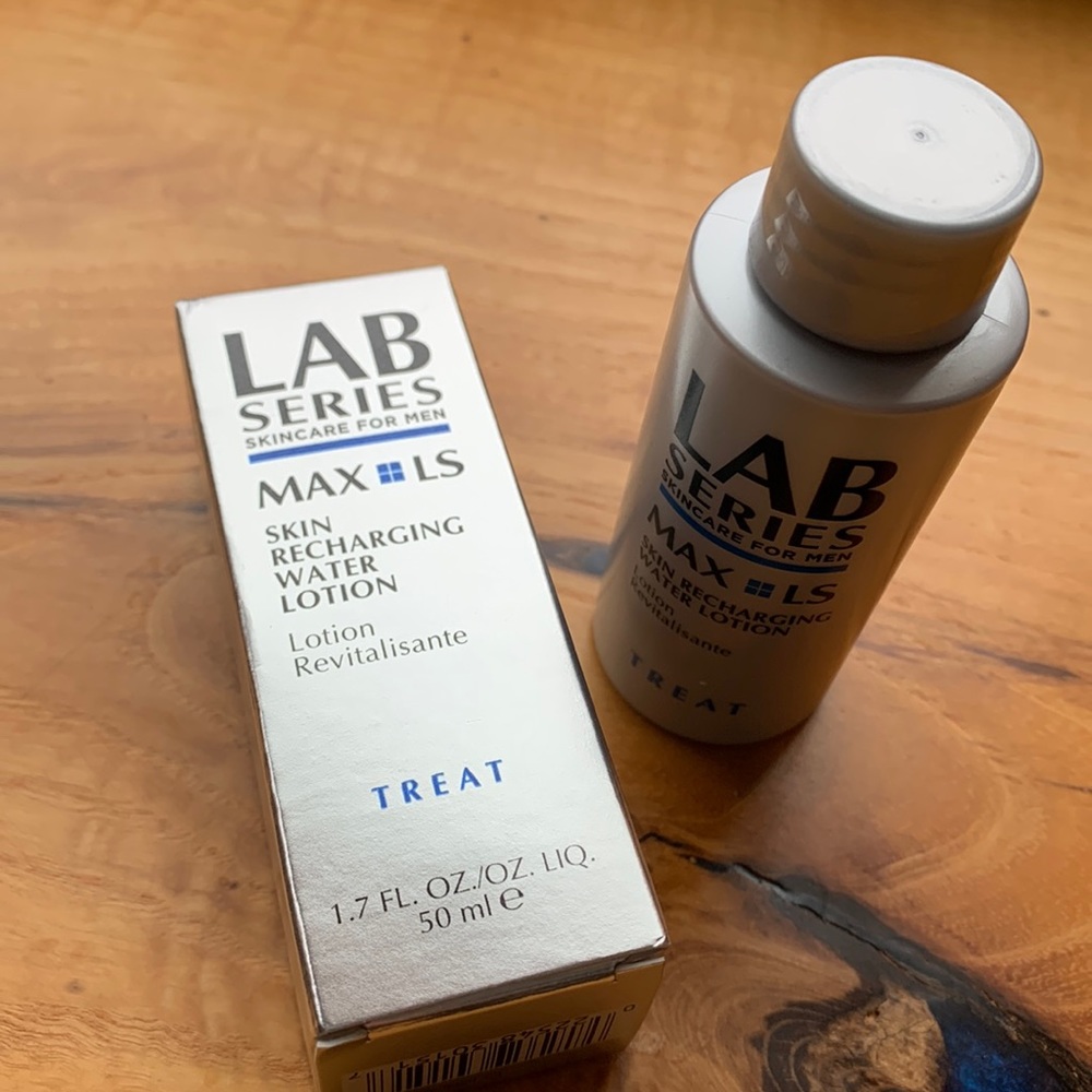 $12 or free 🎁 with purchase. MAX LS skin recharging water lotion for men